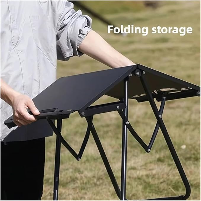 Multi-Functional Carbon Steel Portable Table Picnic Folding Lifting Lightweight Camping Tables Tourism Furniture Equipment