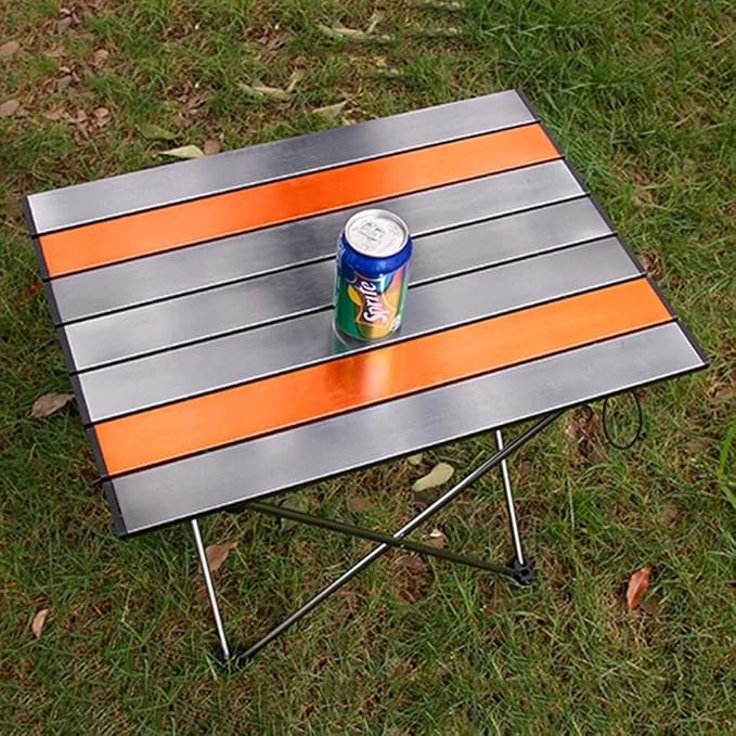 Folding Table Portable Outdoor Folding Tables Slim Lightweight Small Family Table Suitable for FishingPicnicCamping and Trave (Size : Small)