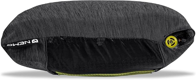 Nemo Equipment Fillo Wide Camping Pillow - Black Pearl/Birch Bud - One Size