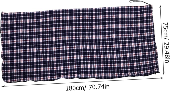 Lightweight Portable Down Liner Thermal Blanket for Camping Hiking Outdoor Activities Foldable Warm Fleece Sleeping Sack for Adults Compact Travel Essential for Tent Use
