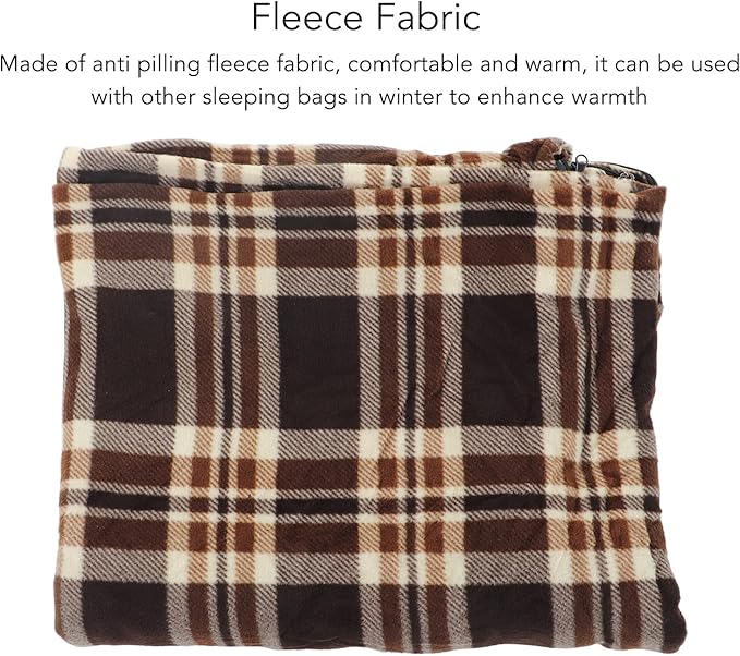 Fleece Sleeping Bag Portable Travel Warm Sleeping Bag Sleeping Bag Liner Ultralight Travel Sleeping Bag for Adults Outdoor Camping Hiking Climbing