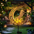 Solar Lights Outdoor Waterproof - Moon &amp Horse Landscape Lighting Weatherproof SolarGarden Stakes with 8-10H Auto On/Off Decorative Pathway Markers for Driveway/Walkway/Equestrian Farms