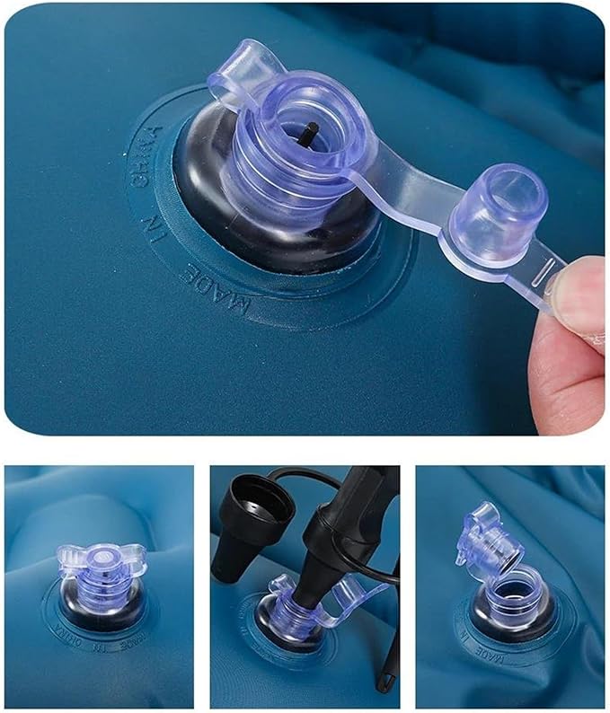 Car Inflatable Mattress SUV Back Seat Inflatable Bed Camping Inflatable Mattress Flocked PVC Car Mattress 185 * 80 Cm Foldable Lathe