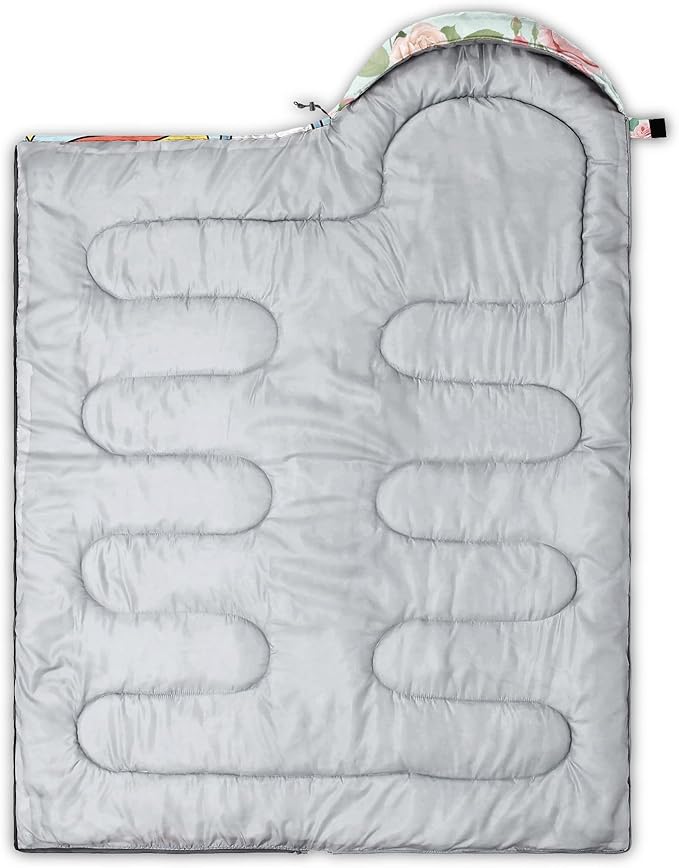 Kids Sleeping Bag for Boys GirlsCheckerboard Cat Print-Lightweight Warm Portable Outdoor Indoor-Waterproof Cold Weather Resistant Sleeping Bag for Camping Hiking