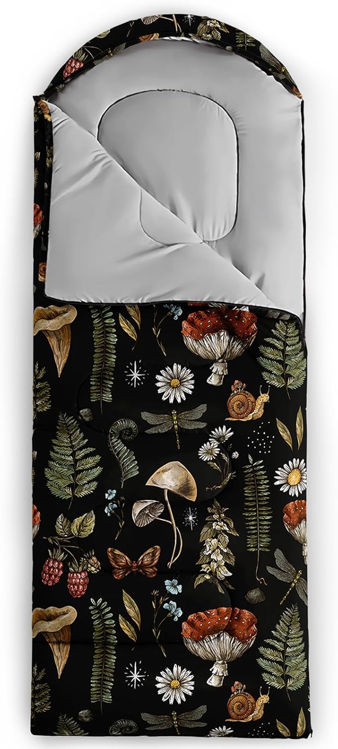 Sleeping Bags for Girls Adults 3 Season Warm Cool WeatherLightweight Waterproof Sleeping Outdoors Camping Gear Equipment