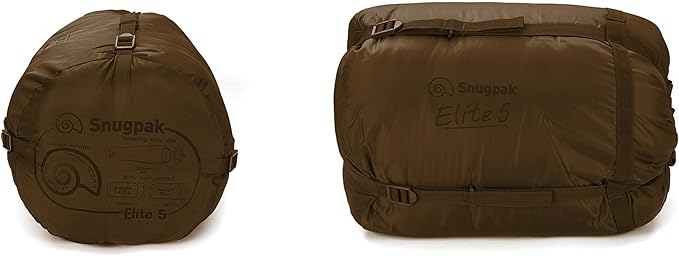 Snugpak Softie Elite 5 WGTE Sleeping Bag – Expandable Side Baffle –15 °C Comfort Left or Right Zip