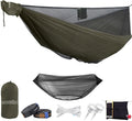 onewind 11ft Camping Hammock with Bugnet Portable Double Hammock with Mosquito Net Backpacking Hammock with Net Adjustable Ridgeline Tree Straps for Outdoor Hiking Backpacking OD Green