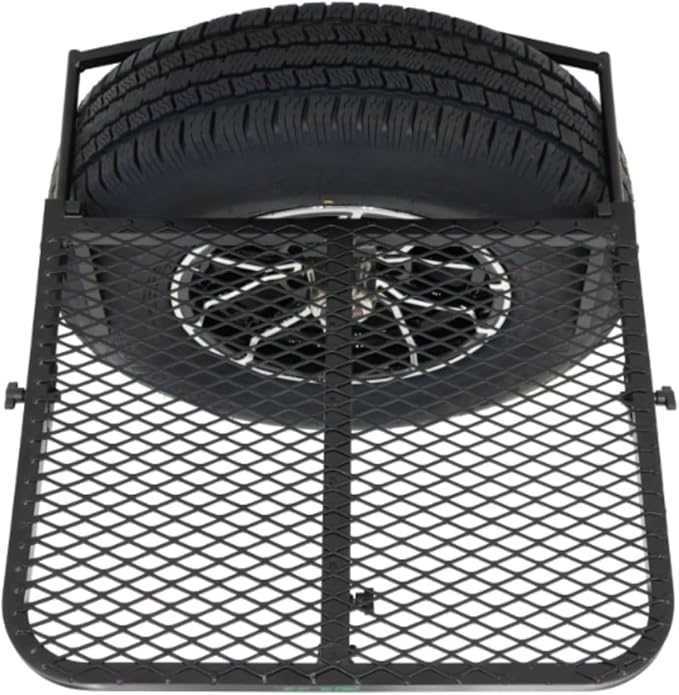 Tire Table with Included Bamboo Cutting Board and/or Carrying Bag Aluminum or Steel Small Medium or Large Sizes Installs in Seconds Check Bullets for Dimensions and Compatibility