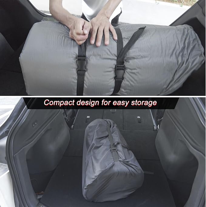 Air Mattress for Model Y and Juniper Rear Trunk Inflatable Bed for Model Y Juniper Inflatable Camping Mattress with OEM Style External Air Pump (2020-2025.03+)