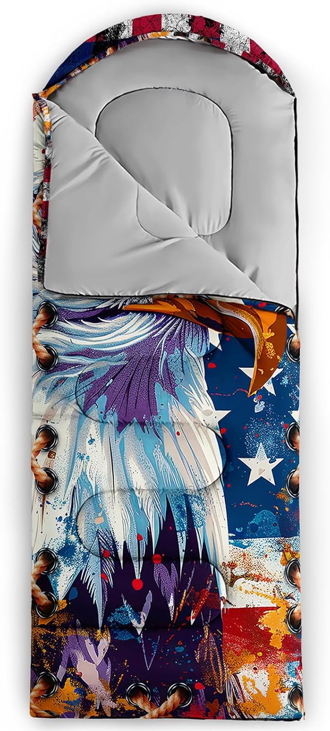 Print sleeping bagsleeping bagsOutdoor Camping Sleeping BagSuitable For Children Boys And Girls PortableWaterproofCompact And LightweightGreat For Outdoor CampingBackpacking And Hiking