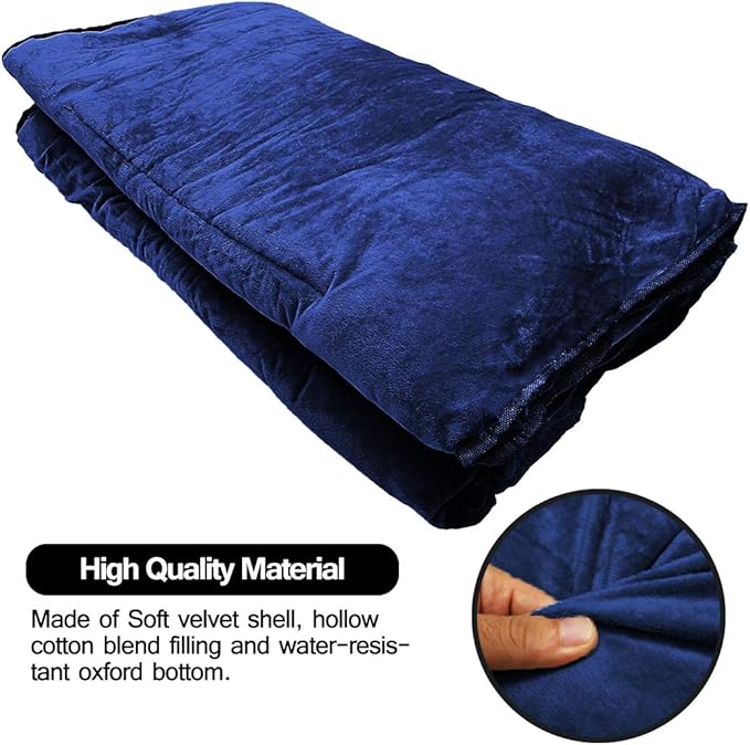 Sleeping Cot Pads (75 x 28) with Elastic Straps Portable for Outdoor &amp Hiking Cotton Soft Thick Camping Cot PadWaterproof
