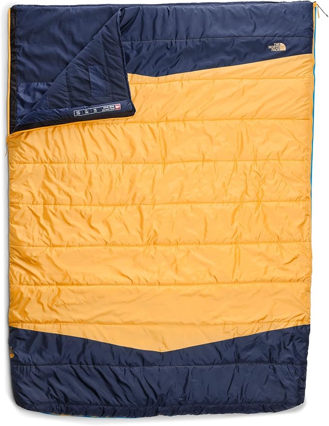 The North Face Sleeping-Bags Dolomite 2 Person Sleeping Bag 15F / -9C - Rectangular 3-in-1 Insulation Water Repellent Fleece Lined