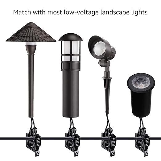 LEONLITE 12-Pack Low Voltage Landscape Wire Connector Outdoor Light Cable Connectors for Pathway Lights/In-ground Lighting/Spotlight UL Listed 12-18 Gauge