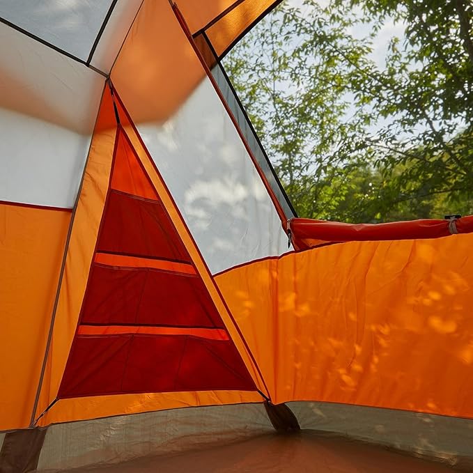 PORTAL 6/8/10 Person Family Camping Tent with Screen Room Water Resistant Big Tunnel Tents with Rainfly Large Family Tent for Camping Outdoor Patio
