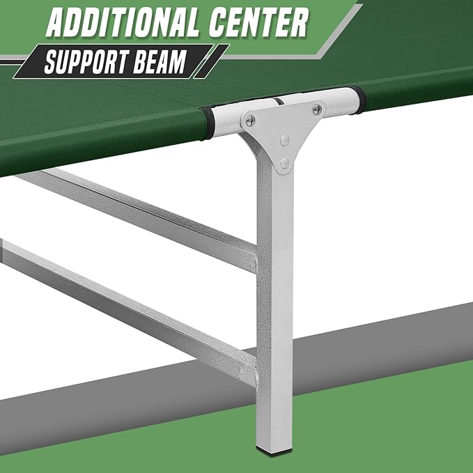 Folding Camping Cot for Adults Portable Travel Camp Cot with Storage Bag Metal Frame Camping Bed Great for Outdoor Lounging &amp Elevated Sleeping Support 300lbs Easy Setup Green