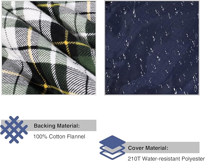 REDCAMP Cotton Flannel Sleeping Bag for Camping Backpacking Adults Cold Weather Envelope Sleeping Bags with 2/3/4/6lbs Filling