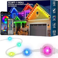 32.8FT Permanent Outdoor RGB LightsIP67 Waterproof Smart LED Eaves Lights with App/Remote Controlfor Christmas and All Holiday DecorDaily and Accent LightingHouse Roof and Garden Lighting