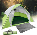 XL 4 Person Dome Camping Tent Double Layer Waterproof Removable Rain Fly for Outdoor Hiking Fishing