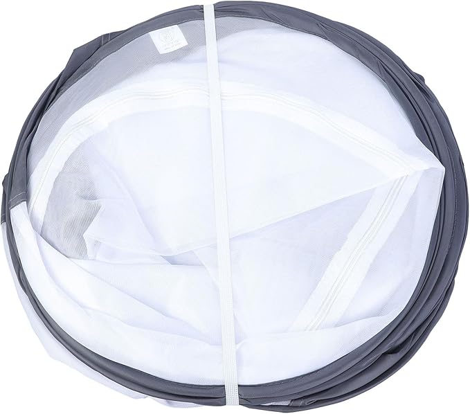 TreasureCave Buddhist Meditation Tent Single Mesh Net Sit-in Free-Standing Shelter Quick Folding Outdoor Camping Ultra-Light Grey