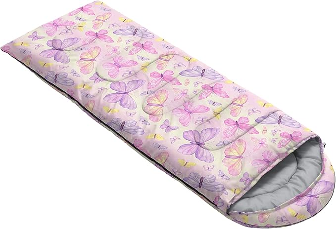 QOOMO Camping Sleeping Bags3 Season Warm &amp Cool WeatherLightweightWaterproof Sleeping Bags for Adults &amp KidsTravelingand OutdoorsCamping Gear Equipment