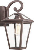 Outdoor Light Fixtures Wall Mount Waterproof Exterior Wall Lanterns with Glass Outside Wall Sconces Front Porch Lights for House Garage Doorway Patio Oil-Rubbed Bronze