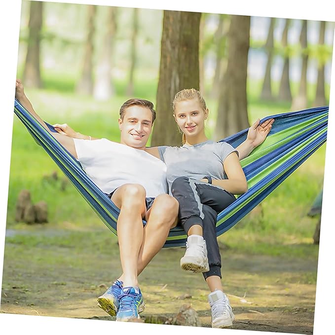 Wide and Thick Canvas Hammock Portable Swing Outdoor Travel Camping Hiking