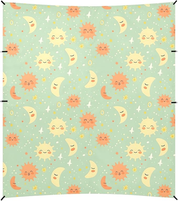 Camping Sun Shelters Smiling Sun and Sleeping Moon Beach Canopy 126 * 110.2in