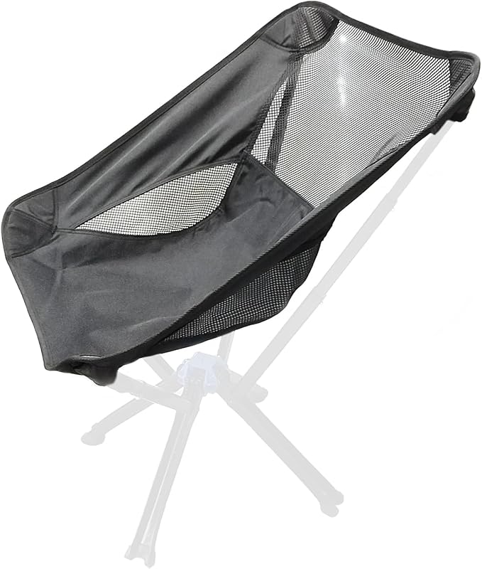 Camping Chair Fabric Replacement Seat for Helinox Chair Zero/One/CLIQ/MARCHWAY/Moon Lence/iclimb/Naturehike YL08 /ONETIGRIS Portable Chair Backpacking Helinox Chair Replacement Seat