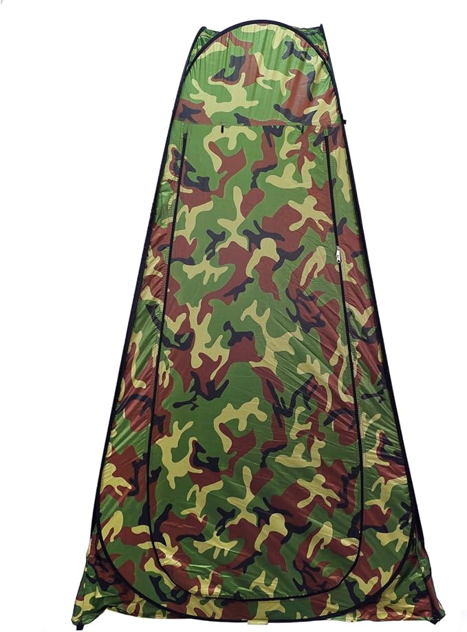 XKMT- Beach Portable Pop Up Changing Tent/Outdoor Privacy Tent/Camping Toilet Tent/Window Rain Shelter/Foldable With Carry Bag [P/N: ET-OUTDOOR005-CAMOU]