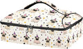 Casserole Carrier Loveliness DogInsulated Casserole Carrier for Hot or Cold Food Thermal Lunch Tote for Potluck Parties Picnic Beach Fits 9 x 13 Inches Baking Dish