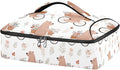 Casserole Carrier Cute BearInsulated Casserole Carrier for Hot or Cold Food Thermal Lunch Tote for Potluck Parties Picnic Beach Fits 9 x 13 Inches Baking Dish