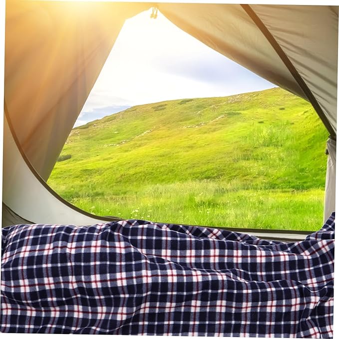 Luxshiny Supple Lightweight Down Liner for Camping and Indoor Use Foldable Portable Sleep Sack with Warm Fleece Space Saving Design for Adults and Backpacking