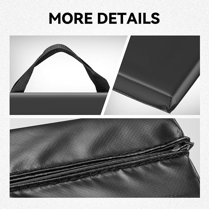 Auto Dynasty Foldable EVA Mat Folding Mechanics Pad 1.5 inch Thick Foam Padding with Portable Carrying Handles for Garage Picnicking Gardening Foam Sleeping Mat for Camping Home Gym