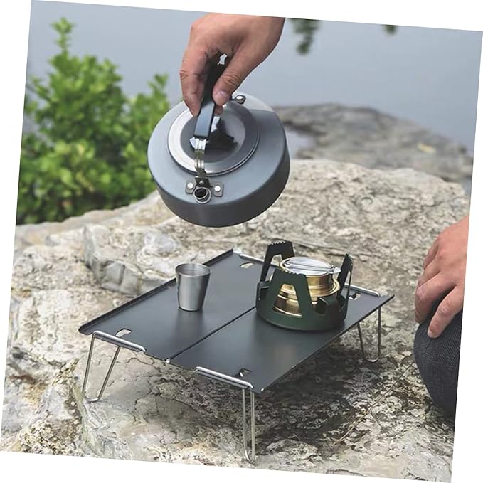 Portable Folding Camping Table Lightweight Travel Picnic Table for Hiking Outdoor BBQ and Picnics Easy to up Compact Design