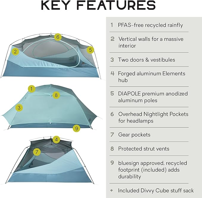 NEMO Equipment Aurora Backpacking Tent &amp Footprint | Backpacking Footprint