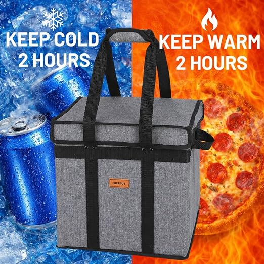 musbus Delivery Bag and Insulated Shopping Box Set