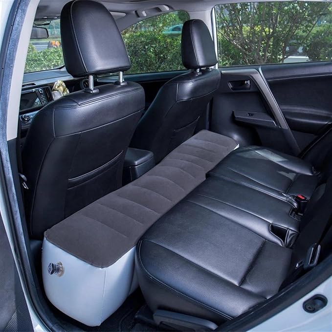 Camping Inflatable Bed Car Back Seat Mattress Flocking Waterproof Material Cigarette Lighter Fast Inflation 72 Hours Leakage Test