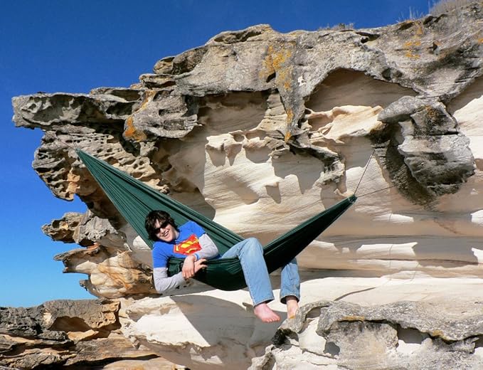 Hammock Bliss Single - Camping Hammock - Camping Essentials Portable Hammock - The Longest Single Hammock On Earth for Outside Hiking and Travel