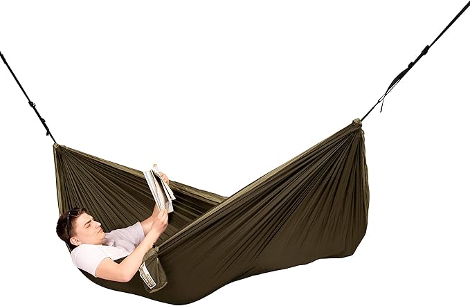 LA SIESTA® Colibri 3.0 Outdoor Hammock &amp Tree Straps - Camping Hammock for Outside Hiking Travel Backpacking Hammock Portable Passionflower