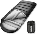 0 Degree Sleeping Bag for Adults XXL Big and Tall 4 Season Cold Weather Winter Camping with Compression Sack