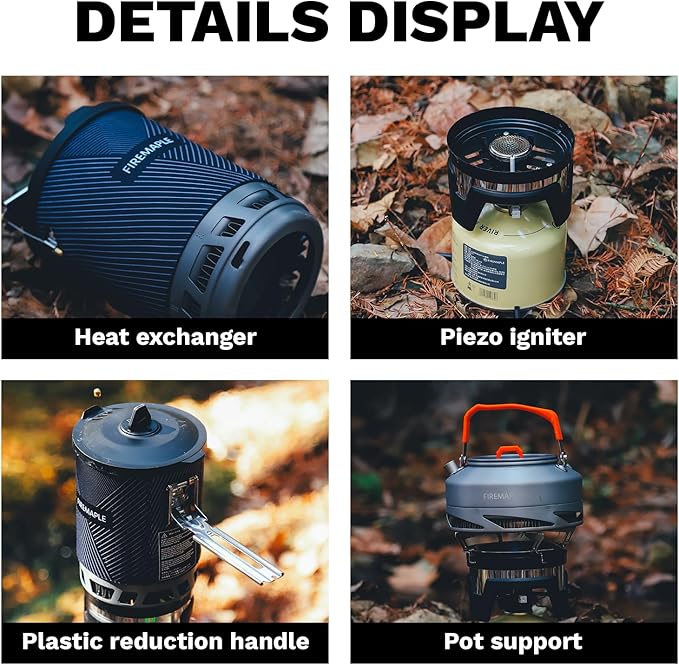 Fire-Maple Star X2 Pro Backpacking and Camping Stove-Fast Boiling Compact and Efficient Camp Cooking Gear for Hiking Trekking Fishing and Outdoor Adventures