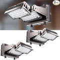 Lightdot 2Pack 250W LED Wall Pack Lights 360° Adjustable Panel with Dusk to Dawn Photocell 37500Lm 5000K IP65 Waterproof &amp Advanced Heat Dissipation Outdoor Security Lighting(Height:20~35ft)