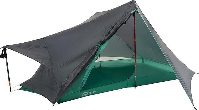 Big Agnes String Ridge VST - Trekking Pole Backpacking Tent for Camping 3 Season Premium Ultralight Waterproof