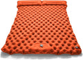 Double Extra Wide Inflatable Camping Mattress – Ultralight Folding Sleeping Pad for Car Travel &amp Outdoor Use(B2)
