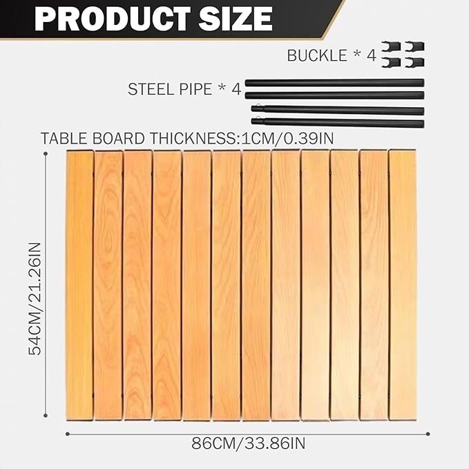 Wagon Table Top 21.3x33.8 Carbon Steel Heavy Duty Folding Wagon Table Top Attachment Portable Tabletop for Camping Picnic Barbecue Khaki