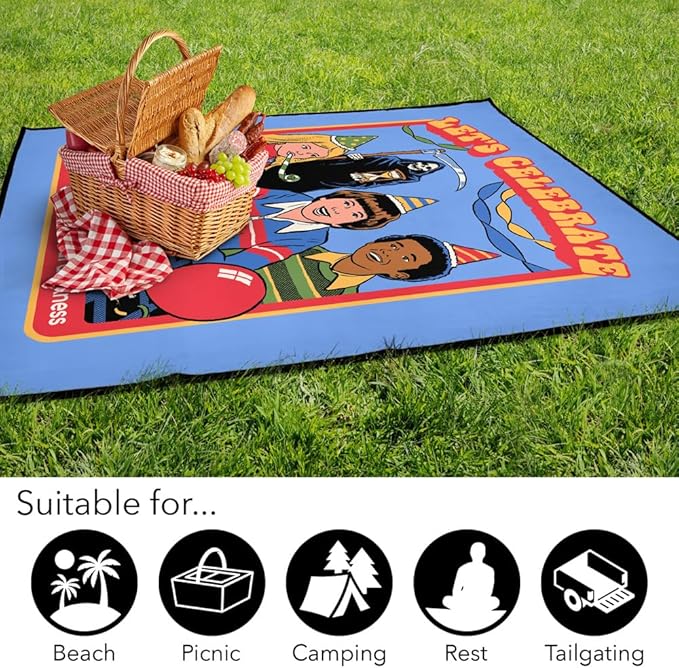 LOGOVISION Steven Rhodes One Year Closer Outdoor Blanket for Picnic Beach Camping Park Tailgate 50x60