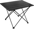 Folding Camping Table – Ultralight Aluminum Portable Table for Camping Hiking Backpacking Picnic Beach BBQ – Compact Lightweight Collapsible Travel Side Table for Outdoor RV (1)