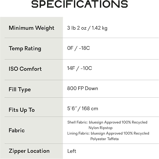 NEMO Equipment Sonic Down Mummy Sleeping Bag