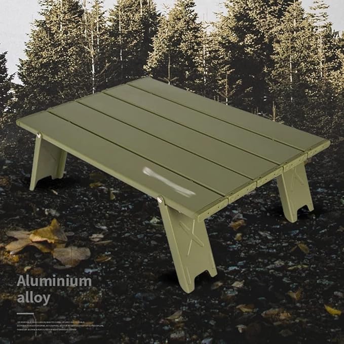 Aluminum Alloy Mini Outdoor Folding Table Furniture Barbecue Camping Tent Household Bed Computer Desk