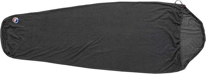Big Agnes Alpha Direct Fleece Sleeping Bag Liner - Ultralight Backpacking Gear Lightweight Compact Breathable